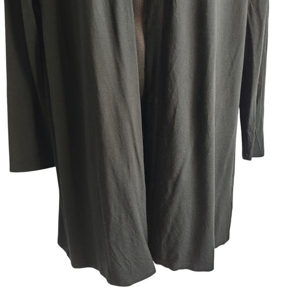 J. Jill Women's Black Open Front Stretch Cardigan Size S - Picture 4 of 7